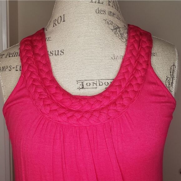 braided collar mini dress - Picture 4 of 5